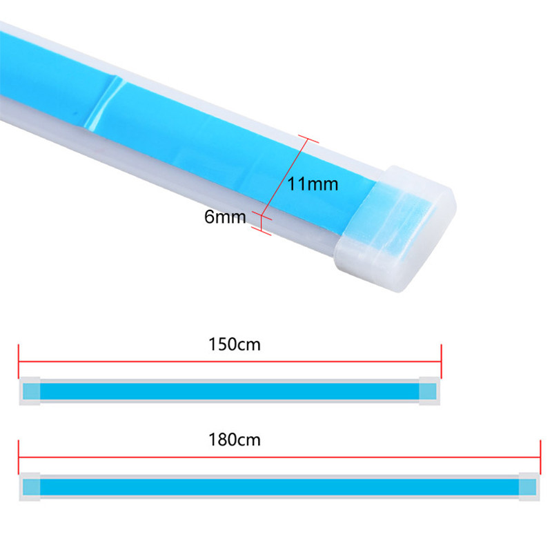 Nuskaitymo paleidimo LED automobilio gaubto šviesos juosta Automatinis variklio gaubto kreiptuvas Dekoratyvinė aplinkos lempa 12v modifikuotas automobilio dienos žibintas