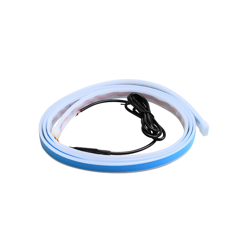 Nuskaitymo paleidimo LED automobilio gaubto šviesos juosta Automatinis variklio gaubto kreiptuvas Dekoratyvinė aplinkos lempa 12v modifikuotas automobilio dienos žibintas