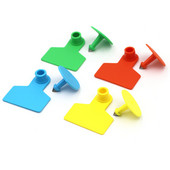 100 bucăți etichetă de porc fără cuvântul cercei cu cap de cupru 7 culori carte de identificare animale de fermă consumabile pentru marca de identitate a animalelor