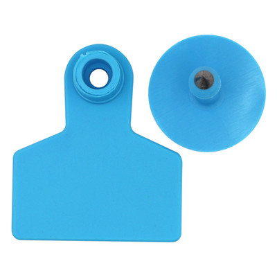 100 bucăți etichetă de porc fără cuvântul cercei cu cap de cupru 7 culori carte de identificare animale de fermă consumabile pentru marca de identitate a animalelor