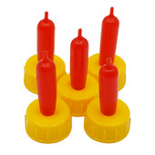 5 db juhtej ivóbimbó, bárány kecske puha gumi mellbimbó cumi etető csavaros Sprite kólás palack szerszámok, kisállat kölyök etetés