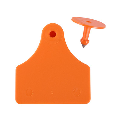 5 seturi de etichete pentru urechi de bovine din TPU de înaltă calitate și cercei cu cap rotund fără cuvinte, card de identificare pentru animale de fermă, provizii pentru animale