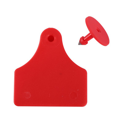 5 seturi de etichete pentru urechi de bovine din TPU de înaltă calitate și cercei cu cap rotund fără cuvinte, card de identificare pentru animale de fermă, provizii pentru animale