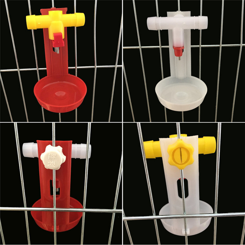 Coloane din oțel pentru pui, ceașcă pentru băut, ceașcă suspendată, 360 de grade, prepeliță, pentru pui, mamelon, instrumente pentru hrănirea păsărilor de curte, 5 buc.