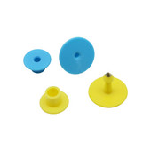 100 buc Etichetă fără cuvinte Anti-vărsare Etichetă rotundă pentru ureche, porc, oaie, etichetă pentru ureche pentru scroafe, etichetă pentru ureche pentru animale de fermă, instrument pentru creșterea plăcii de identificare