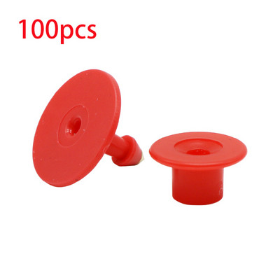 100 buc Etichetă fără cuvinte Anti-vărsare Etichetă rotundă pentru ureche, porc, oaie, etichetă pentru ureche pentru scroafe, etichetă pentru ureche pentru animale de fermă, instrument pentru creșterea plăcii de identificare