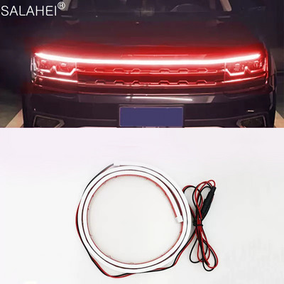 Start-Scan LED Capota Auto Atmosferă Bandă de lumină Bară Flexibilă Decorativă Ambientală Neon DRL Lampă Lumină de zi 12V Accesoriu