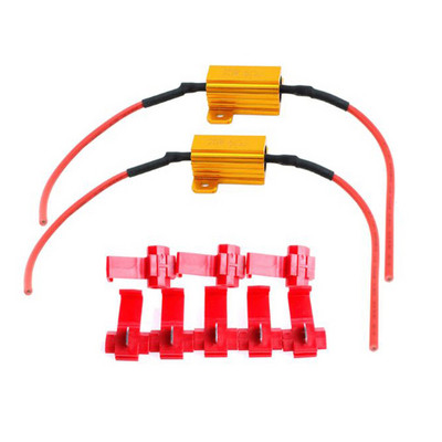 2 buc LED-uri de frână inversă semnal de întoarcere lumină rezistență de sarcină mașină rezistență la lumină 6/8/10/25R rezistențe de sarcină comerț cu ridicata și dropship