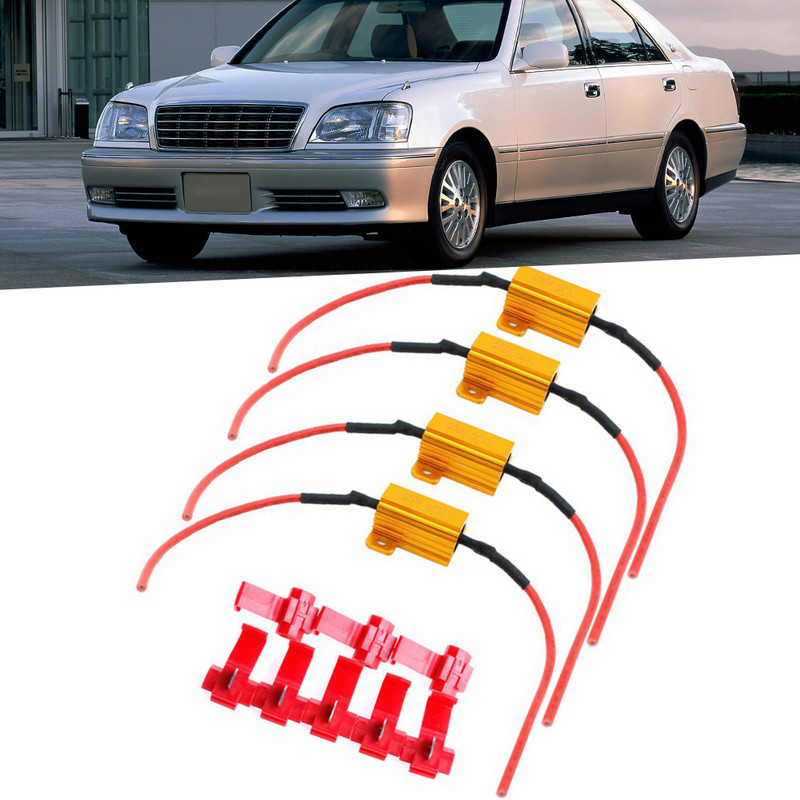 2 buc LED-uri de frână inversă semnal de întoarcere lumină rezistență de sarcină mașină rezistență la lumină 6/8/10/25R rezistențe de sarcină comerț cu ridicata și dropship