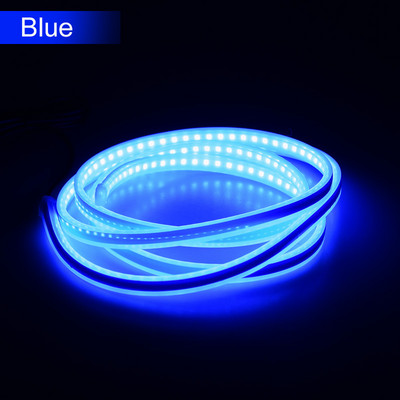 LED Κουκούλα Αυτοκινήτου Atmosphere Lght Λωρίδα Αδιάβροχη Αυτόματη Εξωτερική Διακόσμηση Φωτισμός Διακοσμητικοί Προβολείς Φωτιστικό Περιβάλλοντος 12V Universal