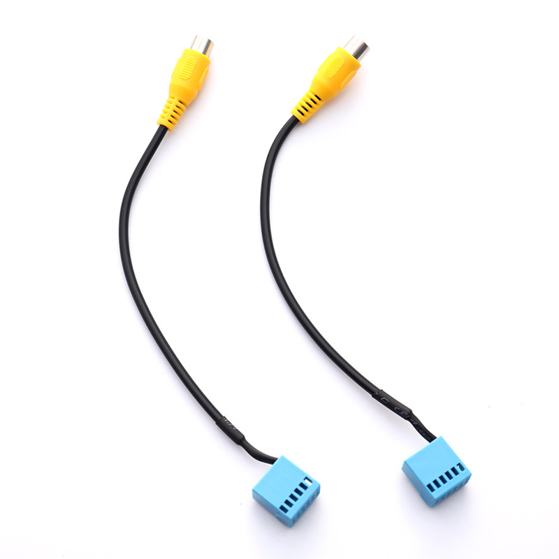 1PC automobilio galinio vaizdo kameros adapterio kabelio vaizdo jungtis, skirta PQ MIB RCA linijai