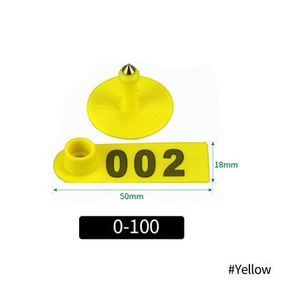 100 rinkinių Gyvuliai Galvijai Karvių ausų įsagų numeriai su žodžiais ausų įsagai Vario galvutės auskarai Ūkio gyvūnas Ausų įsagų replės segtukas