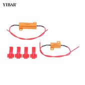 6ohm 25W/50W LED Rezistori de sarcină pentru rezistență la lumină auto Lampă de semnalizare a autovehiculului Accesor bliț Indicator de încărcare Accesorii auto