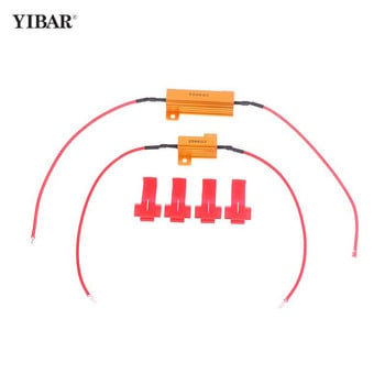 6ohm 25W/50W Led Автомобилна светлинна резистентност Товарови резистори Автомобилен мигач Лампа Flash Accessor Индикатор за натоварване Автомобилни аксесоари