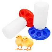 Găleată automată de hrănire pentru pui, păsări de curte, capacitate de 1 l, hrănitoare pentru porumbei pentru pui de prepeliță, instrumente de hrănire pentru animale de curte 1 buc.