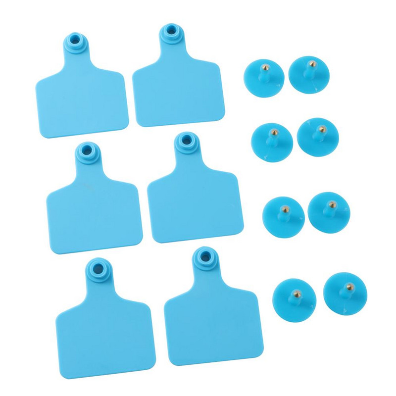 100 kom. Ušna markica za identifikaciju životinja Bez riječi Teleća ušna markica Primjena na svinju Govedo ovca Alati za hranjenje domaćih životinja 75 mm x 60 mm