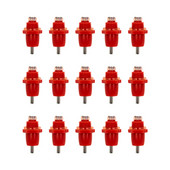 10kom pojilica za piletinu i piletinu, pojilica s bradavicama, fontana za piće, crvena opruga, voda za usta, oprema za hranjenje peradi