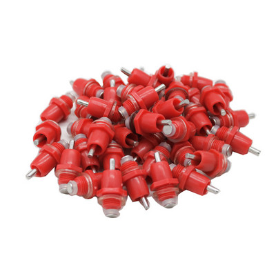 10kom pojilica za piletinu i piletinu, pojilica s bradavicama, fontana za piće, crvena opruga, voda za usta, oprema za hranjenje peradi