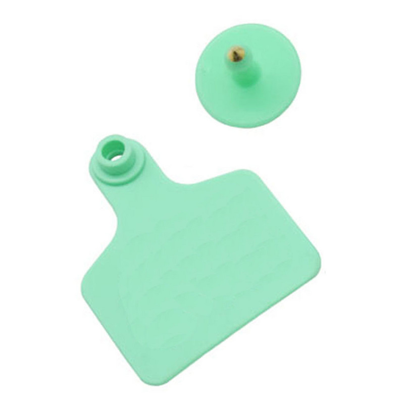 20 buc. Semne TPU pentru etichetă pentru urechi, fără cuvinte, etichete pentru urechi, cercei cu cap de cupru, card de identificare pentru animale de fermă