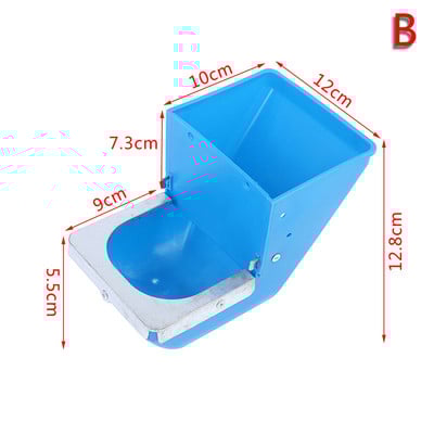 1PC Kutija za hranjenje zečeva Fina kutija Hopper Kavez za zečeve Plastična hranilica za male životinje Metalna bočna kutija za hranjenje Kavez za zečeve Alat za hranjenje žice
