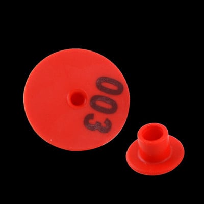 30 ΤΕΜ Ζωικά προμήθειες Πρόβατο κουνέλι Κατσίκι Γουρούνι Ετικέτες αυτιών με αριθμητική πληκτρολόγηση λέιζερ Χάλκινα σκουλαρίκια κεφαλής 6 έγχρωμη ταυτότητα