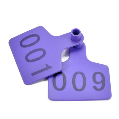 Etichete de urechi pentru animale de fermă personalizate Etichetă de identificare din plastic TPU cu număr pentru porc, oaie 20 buc.