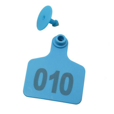 (Nr. 001-100) Patru opțiuni de culoare Laser cu cuvântul el Semnalizare urechi porc Porc Bovine Oi Număr de identificare Scroafă Placă pentru ureche 100 buc