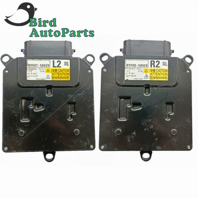 Autentic original folosit 89907-58020 L2 89908-58020 R2 Faruri LED Modul de control al driverului pentru Toyota 8990758020 8990858020