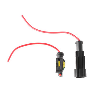 Аксесоари за мъже и жени 1/2/3/4/5/6P автомобилен HID щепсел с комплекти за запечатване на кабели Автомобилен водоустойчив електрически конектор