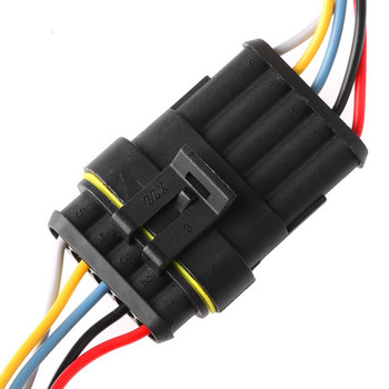 Аксесоари за мъже и жени 1/2/3/4/5/6P автомобилен HID щепсел с комплекти за запечатване на кабели Автомобилен водоустойчив електрически конектор