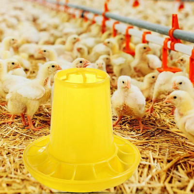 Κάδος ζωοτροφών πουλερικών Μόδα PE Κάδος ζωοτροφών κοτόπουλου ισχυρής σκληρότητας Φορητός τροφοδότης πουλερικών για δάπεδο