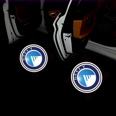 Lumină de bun venit pentru ușa mașinii Lampă proiector LED pentru Logo Geely CK Atlas FY11 Binyue GX2 Binray GX3 Xinyue Emgrand EC7 EC8 Coolray GC6