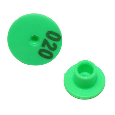 100 buc Etichetă pentru ureche de porc, oaie, marca veterinară pentru capră, carte de identificare, cuvinte imprimate cu laser, semne de ureche pentru animale, anti-vărsare