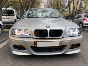 Για BMW E46 Coupe Cabrio Sedan M3 1998 - 2005 Excellent Ultra Bright DTM M4 Style Led Angel Eyes Kit Halo Rings