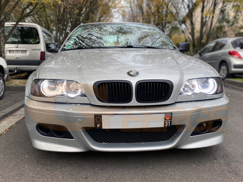 Pentru BMW E46 Coupe Cabriolet Sedan M3 1998 - 2005 Excelent Ultra Bright DTM M4 Style Kit Led Angel Eyes Inele Halo
