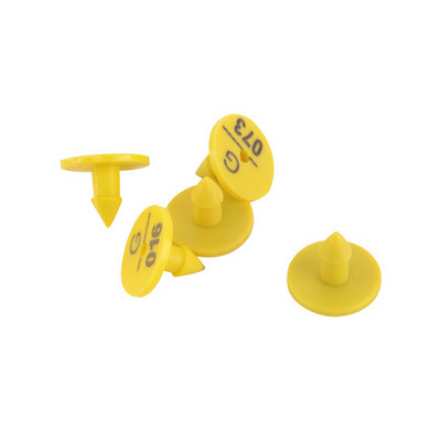 20 de bucăți etichetă de ureche de iepure, semne din plastic, cercei cu cap cu tastare cu laser, animale de fermă, vulpe, nurcă, câine, etichetă, card de identificare