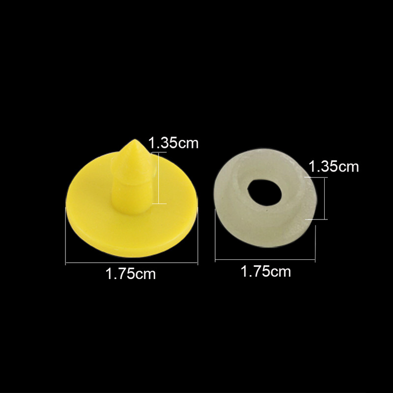 20 de bucăți etichetă de ureche de iepure, semne din plastic, cercei cu cap cu tastare cu laser, animale de fermă, vulpe, nurcă, câine, etichetă, card de identificare