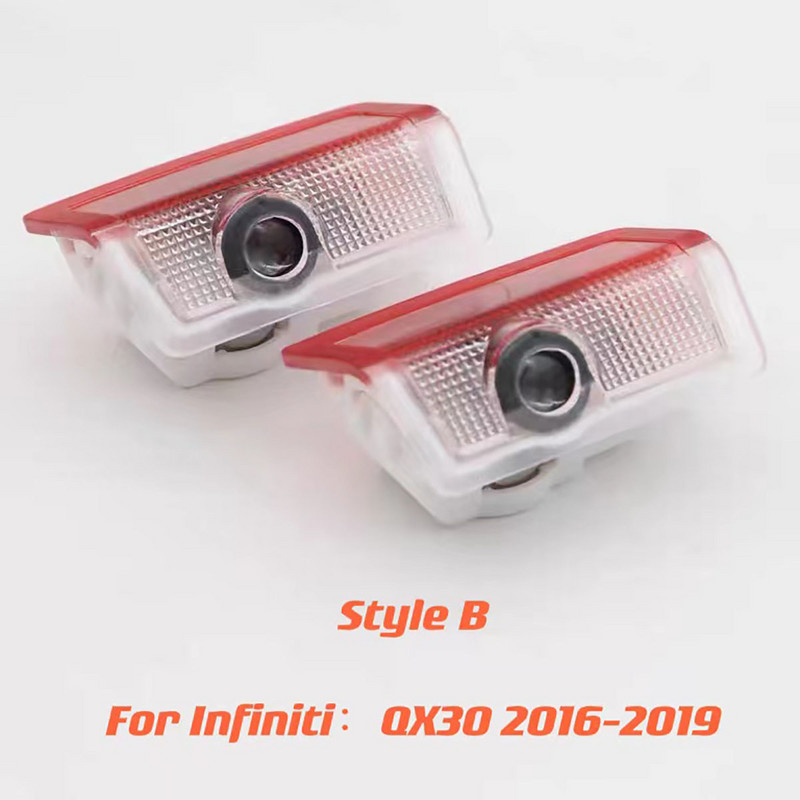 Prikladno za Infiniti QX30 JX35 QX60 QX70 QX80 QX50 EX25 Q50 Q60 Q70 FX GM EX Led svjetlo s logotipom vrata automobila HD laserske pomoćne svjetiljke