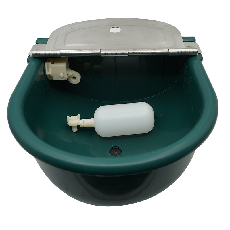 Posuda za vodu za stoku, goveda, visokokvalitetna plastika s koritom za piće s odvodnim rupama, oprema za hranjenje životinja na farmi koza, krava