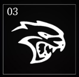 2 buc LED-uri cu laser pentru ușă auto Lumină Hellcat Logo pentru Dodge Challenger Charger Avenger Demon Hellcat Dodge Lumină de bun venit Lampă pentru picioare