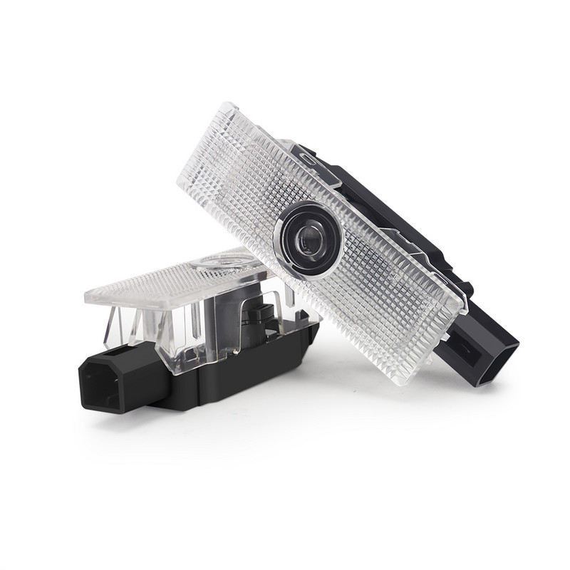 2 buc LED-uri cu laser pentru ușă auto Lumină Hellcat Logo pentru Dodge Challenger Charger Avenger Demon Hellcat Dodge Lumină de bun venit Lampă pentru picioare