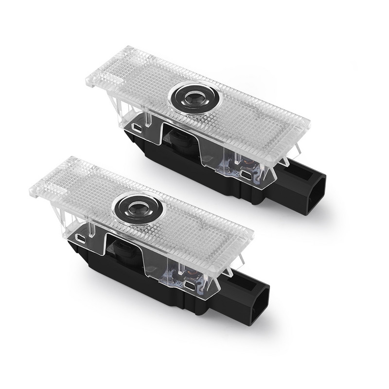 2 buc LED-uri cu laser pentru ușă auto Lumină Hellcat Logo pentru Dodge Challenger Charger Avenger Demon Hellcat Dodge Lumină de bun venit Lampă pentru picioare