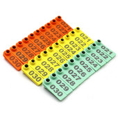 100 buc card de etichetă pentru urechi pentru animale de capră, card de marcator pentru urechi, porc, 001-500, kit de identificare a animalelor, etichetă pentru urechi, etichete pentru urechi pentru animale de fermă