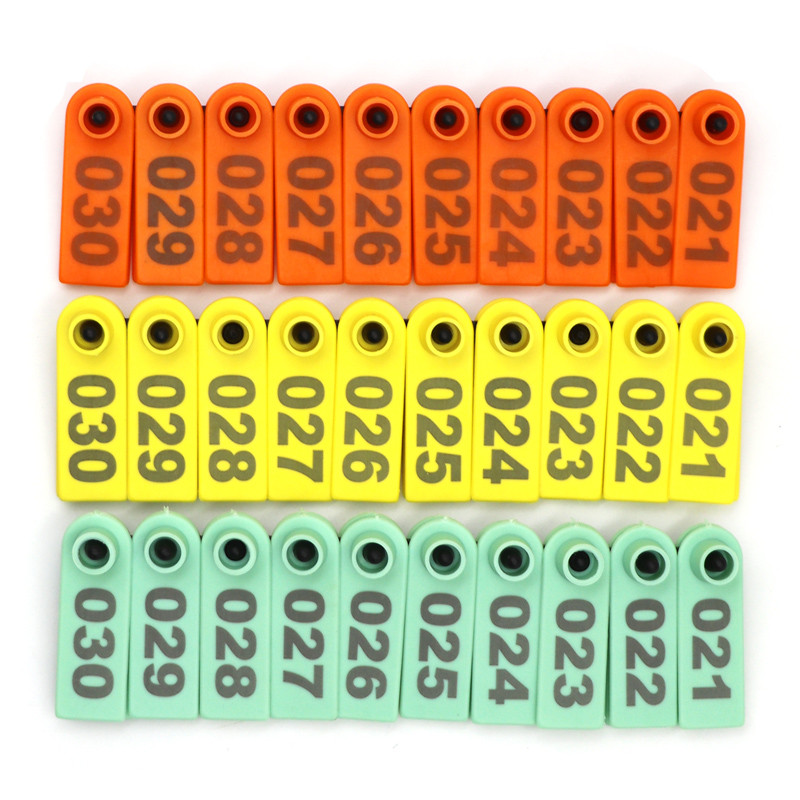100 buc card de etichetă pentru urechi pentru animale de capră, card de marcator pentru urechi, porc, 001-500, kit de identificare a animalelor, etichetă pentru urechi, etichete pentru urechi pentru animale de fermă