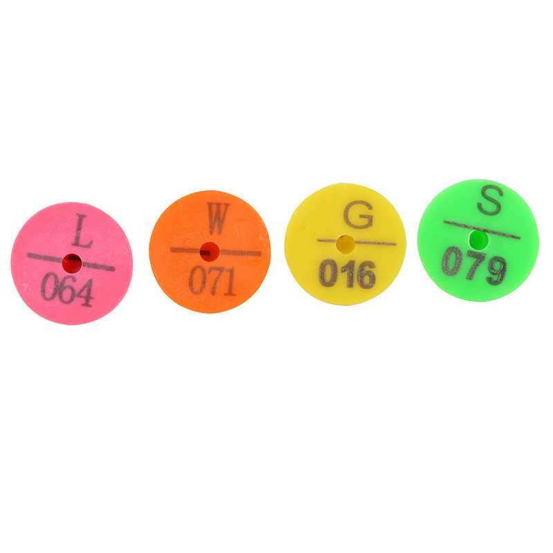 25 vnt. patvarus plastikinis triušio lapės audinės šuns mažo gyvūno ausų įsagas su numeriu spausdinimo lazeriu auskarai Ūkio gyvūno identifikavimo kortelė