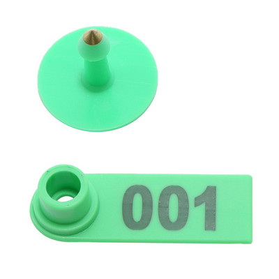 100 de bucăți etichetă pentru urechi pentru animale de oaie, marcator de capră, cercei, numerotare carduri pentru cercei pentru animale de fermă, card de identificare