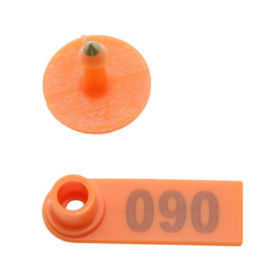 100 de bucăți etichetă pentru urechi pentru animale de oaie, marcator de capră, cercei, numerotare carduri pentru cercei pentru animale de fermă, card de identificare