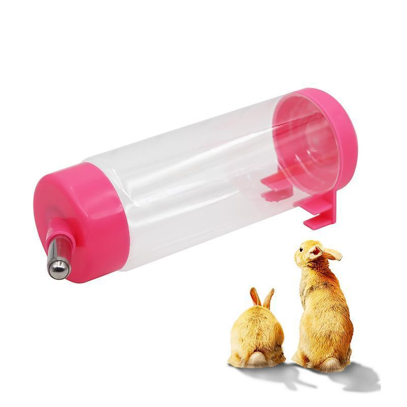 Dozator de sticle de apă pentru băutor de hamster din plastic, 2 buc, 500 ml, agățat pentru animale de companie, câine, cobai, veveriță, iepure, cap de băut, fântână
