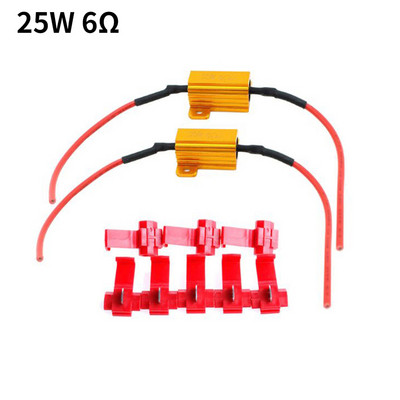 1 pereche Adaptor anti-pâlpâire rezistent la apă 39ohm 10W Rezistor de sarcină Decodor de rezistență anti-pâlpâire pentru lampă de semnalizare inversă