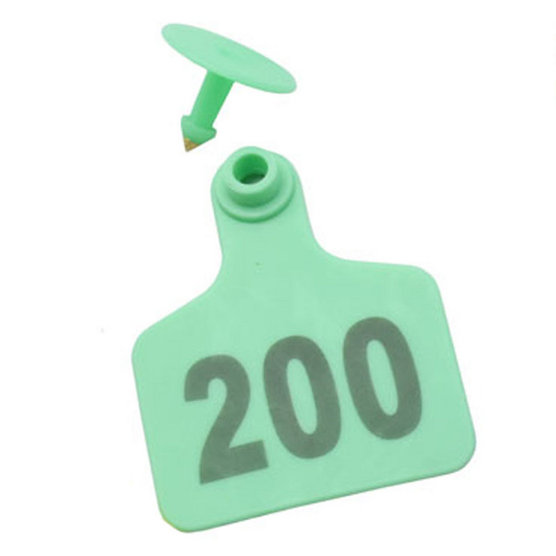 Aplikator za označavanje goveda za stoku 1-100 Ušne markice za identifikaciju goveda i životinja Komplet za označavanje ušima s 2 kom igle Kliješta za ušne markice